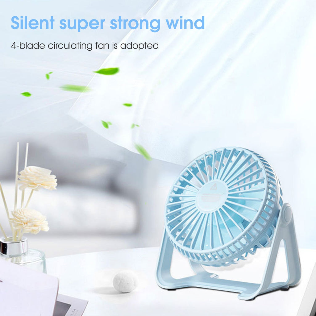 360 Degree Rotatable Quiet Mini Fan