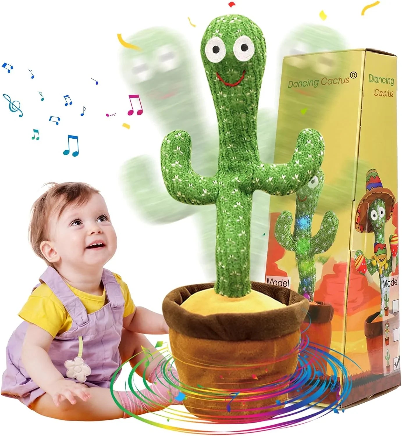 Intelligent Kawaii Cactus Interactive Learning and Musical Toy for Kids