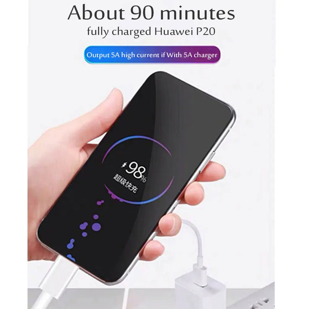 5A USB Type C Cable Fast Charging