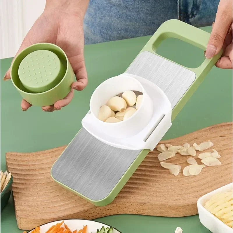 5 in 1 Stainless Steel Multifunctional Safe Vegetable Slicer & Cutter
