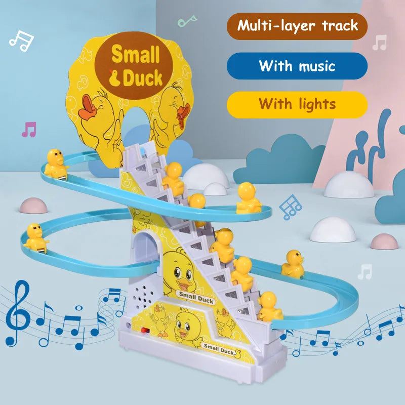 Climbing Duck Stairs Track Toys for Kids