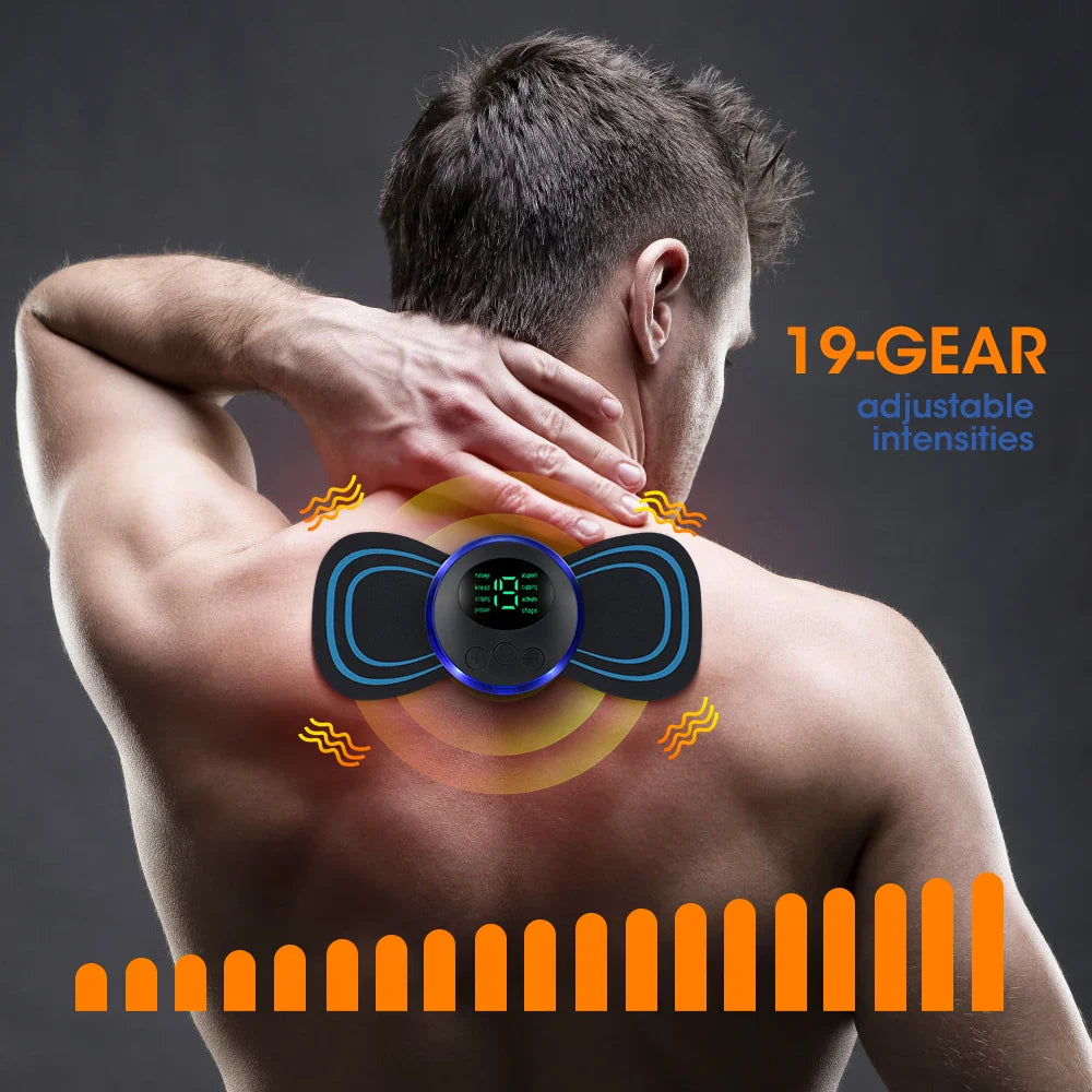 EMS Electric Neck Massager Patch for Muscle Pain Relief