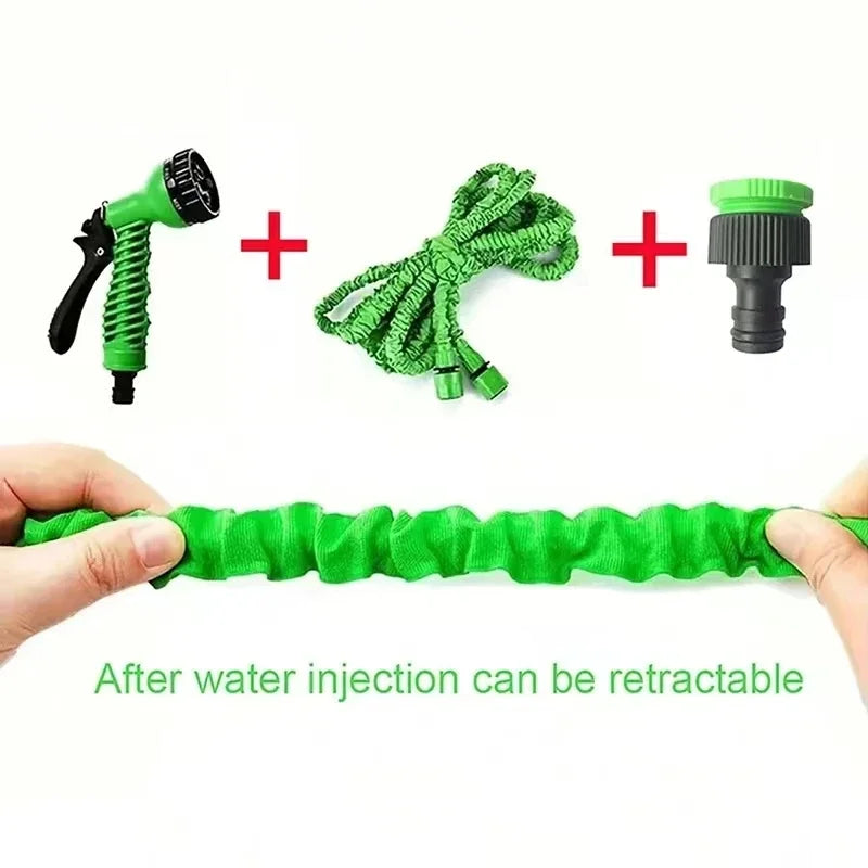 Expandable Magic Hose & High-Pressure Car Wash With 7 Water Spraying Functions