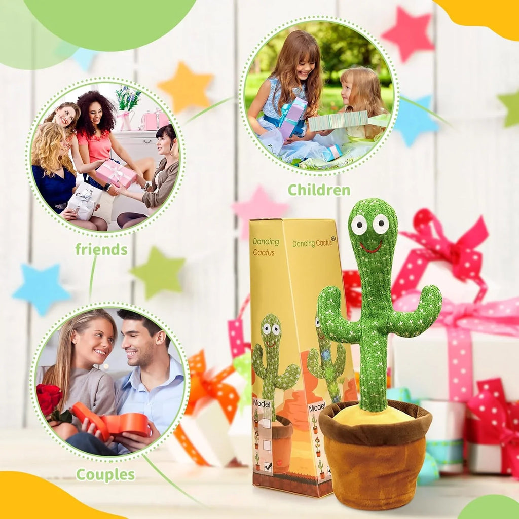 Intelligent Kawaii Cactus Interactive Learning and Musical Toy for Kids