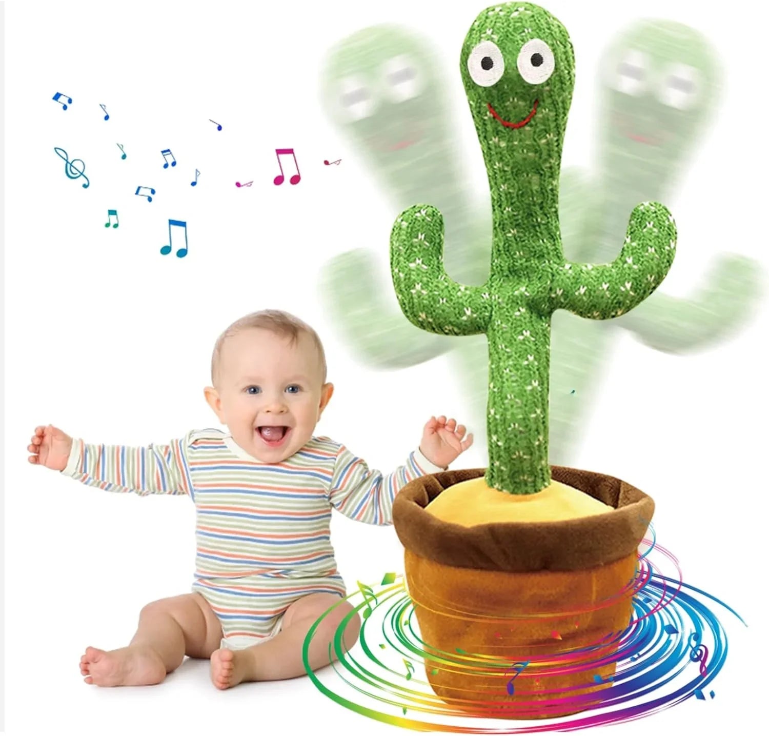 Intelligent Kawaii Cactus Interactive Learning and Musical Toy for Kids