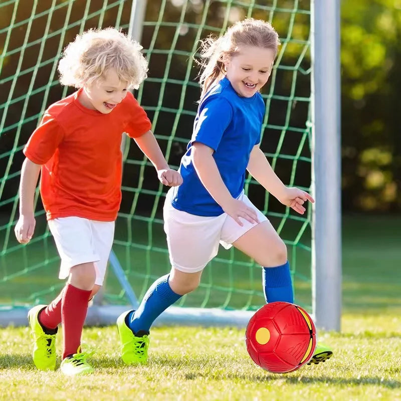 Flying Saucer Ball Magic Deformation UFO with Led Light Flying Toys