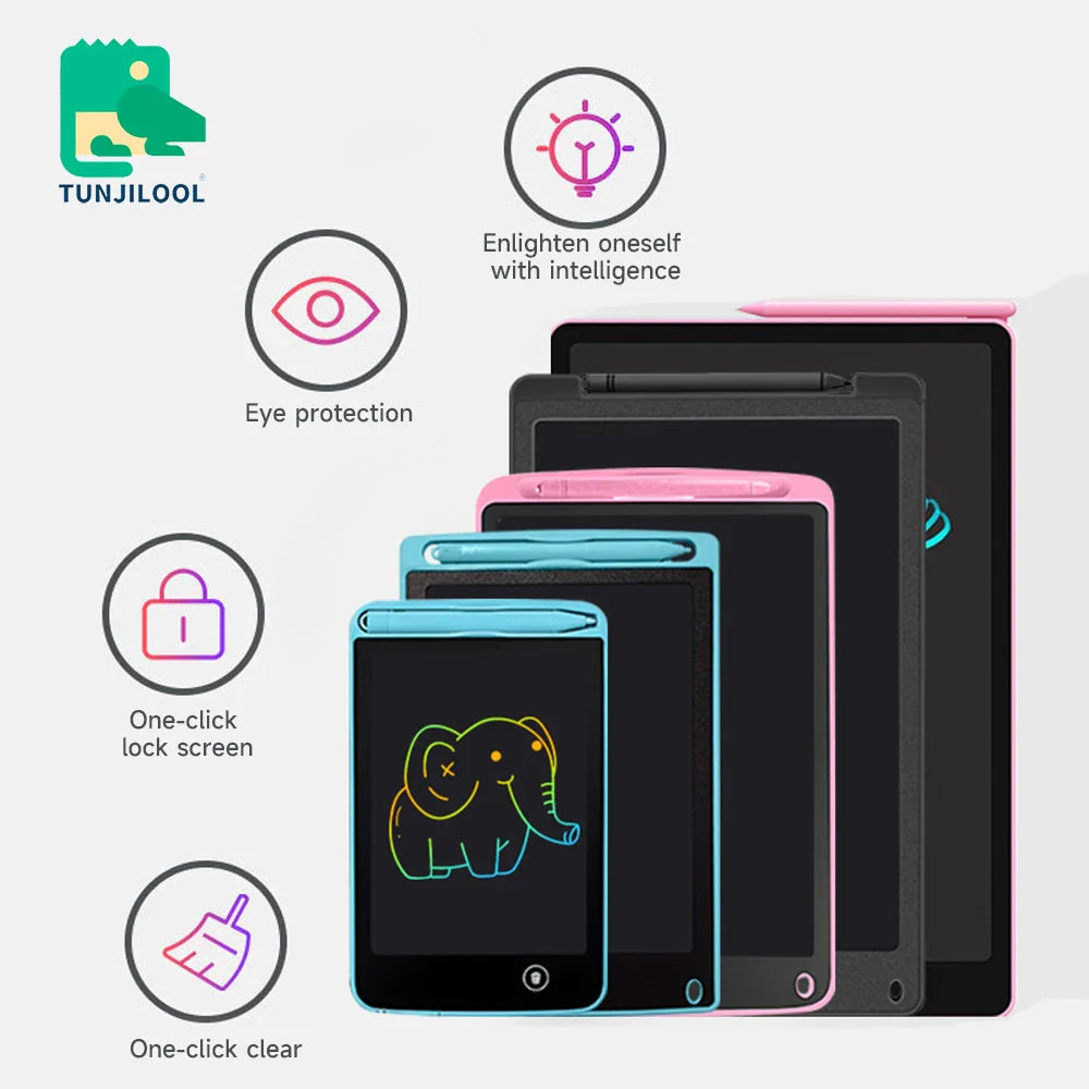 LCD Writing Tablet Drawing Board Montessori Educational Toy for Children