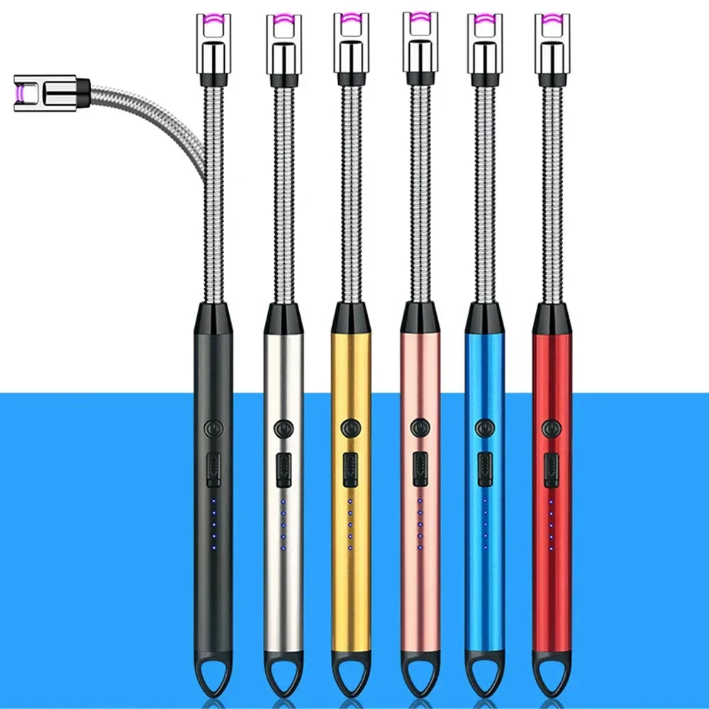 Electric Rechargeable Arc Flameless Plasma USB Lighter & Ignition Gun