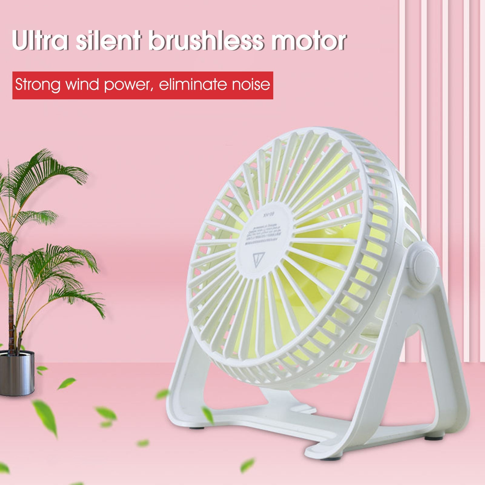 360 Degree Rotatable Quiet Mini Fan